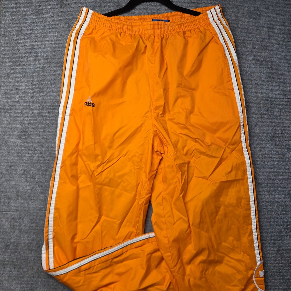 Vintage Adidas Tennessee Volunteers Vols Wind Track Pants Orange Men's M NCAA